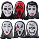 HALLOWEEN PVC MASK WITH HOOD