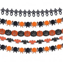 HALLOWEEN PAPER GARLAND DECORATION