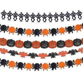 HALLOWEEN PAPER GARLAND DECORATION